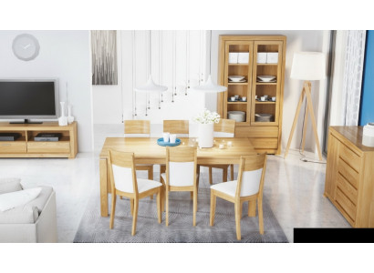 Table à manger Table en bois Tables Salon Salle à manger Table en bois massif 200x90cm Tables à manger Solides