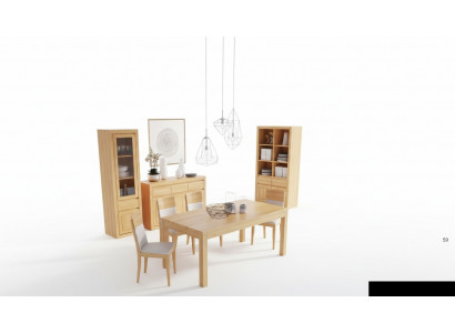 Salon Suite Groupe 8 pièces. Ensemble Commode 4 fauteuils Vitrine Buffet nouveau