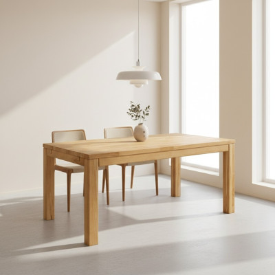 Table à manger en bois Table à manger Salon Table 140x90cm Tables à manger Solides en bois massif Tables