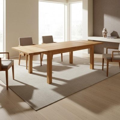 Table à manger Tables en bois Table de salle à manger en bois massif 160x90cm Tables à manger en bois massif