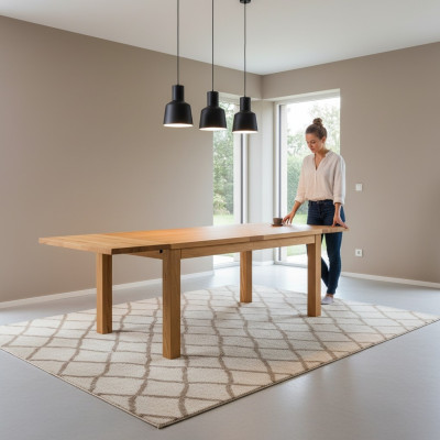 Table à manger Meubles massifs Table de salle à manger 160x90cm Bois massif neuf Tables