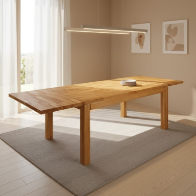 Table à manger Meubles massifs Table de salle à manger 160x90cm Bois massif neuf Tables