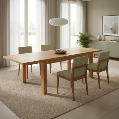 Table à manger Table de conférence Table en bois Tables Table Meuble massif Salle à manger 80x80cm