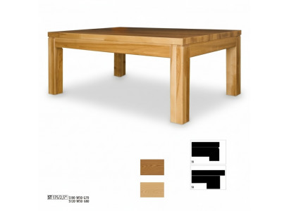 Table d'appoint Table basse Bois massif Chêne Meubles massifs 100x70 cm nouvelles Tables