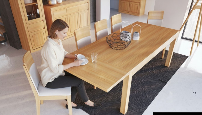Table à manger En bois Tables Salon Salle à manger Table en bois massif 120x90cm Tables à manger massives