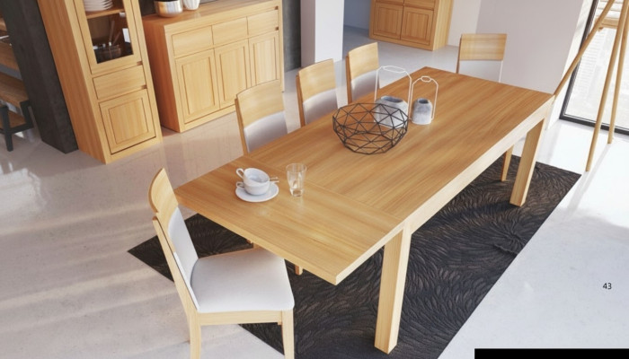 Table à manger En bois Tables Salon Salle à manger Table en bois massif 120x90cm Tables à manger massives