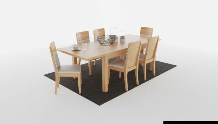 Table à manger En bois Tables Salon Salle à manger Table en bois massif 120x90cm Tables à manger massives