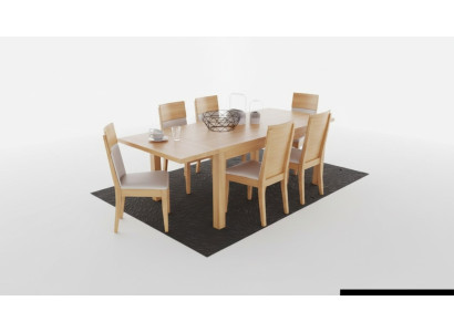 Table à manger En bois Tables Salon Salle à manger Table en bois massif 120x90cm Tables à manger massives