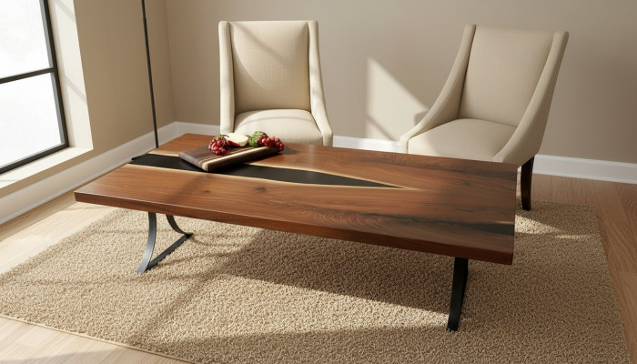 Table basse faite à la main Table d'appoint Table de designer Table basse