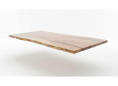 Table à manger Résine époxy Bois massif Meubles en bois massif Table en époxy cascade 240x100cm
