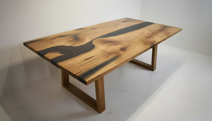 Table de réunion Table à manger Table de designer fait main Contemporaine