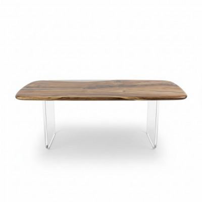 Table basse Table River Bois massif Résine époxy Table River Tables Solides