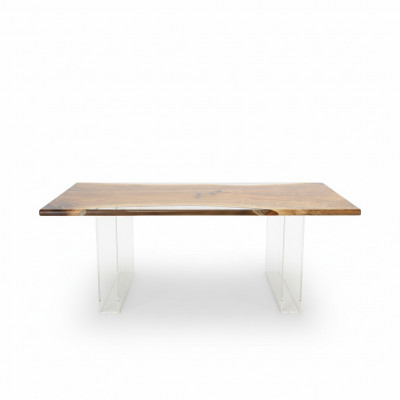 Table de rivière Table basse en résine époxy Tables massives Table de rivière 120x60