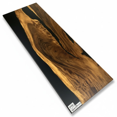 Époxy Table à manger Table de rivière 260x90 nouvelle Tables en bois massif Réel