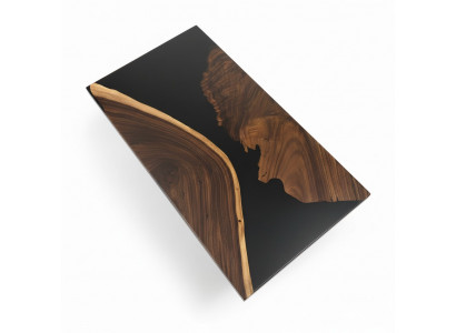 Table à manger Table River Véritable Table en bois décoratif massif avec résine époxy solide Tables