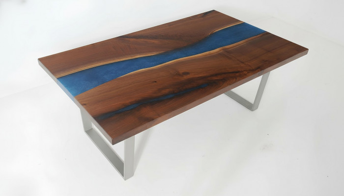 Table d'appoint design Table basse Table en époxy Mobilier Table basse en époxy Tables