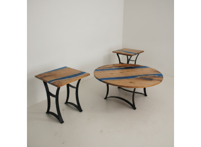 Table de rivière personnalisée en époxy Table en bois véritable Prix 1mètre carré Tables en résine