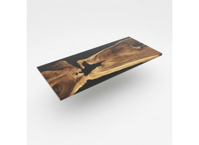 Table Table à manger Tables résine époxy bois massif Mobilier cascade