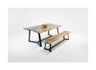 Design Table Tabouret Table à manger Table de cuisine Tables de salon Bancs Solide 2 pièces neuf