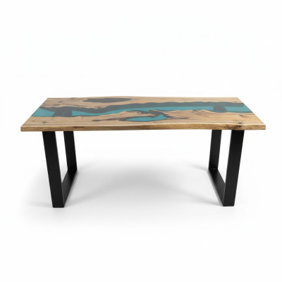 Résine époxy Consoles Table Tables de designer Mobilier de luxe Salon