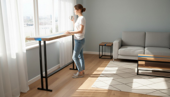 Table d'appoint Table console Table design Table console 140*30cm