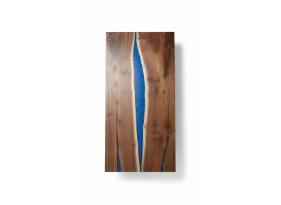 Table de cascade résine époxy Table à manger en époxy Tables en bois massif Véritable mobilier