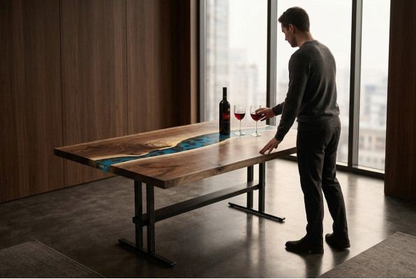 Table de designer artisanale Table basse en cascade Table d'appoint Table basse Table basse Prix