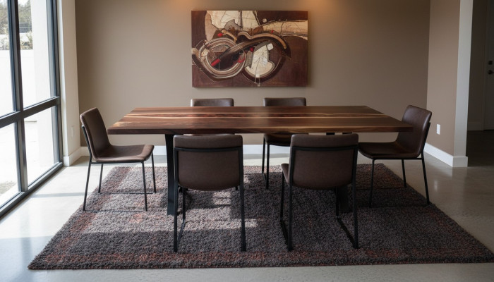 Table sur mesure Résine époxy Résine époxy Rivière bois Prix réel 1m² Tables