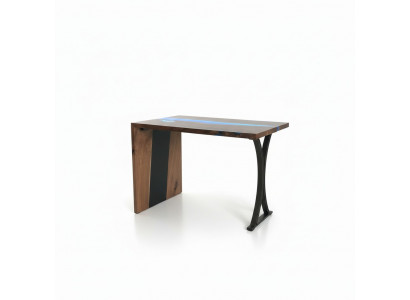 Table sur mesure Résine époxy Table de rivière en résine époxy Bois naturel Prix 1m²