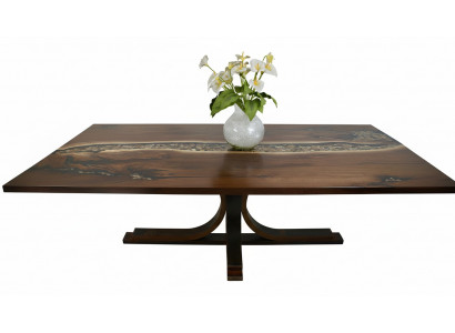 Table en époxy sur mesure en bois massif Table en rivière d’époxy Prix 1m² Tables en résine