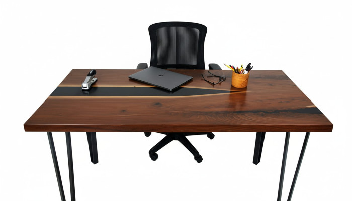Table en résine époxy sur mesure Table en bois massif Rivière Époxy Prix 1m² Tables Résine