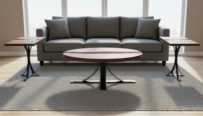 Table d'appoint Table de designer Table basse Fait main prix 1m² neuf