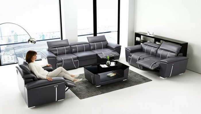 Ensemble de canapé 3 places 2 places 1 place Design Canapé Canapés Tissus Canapé Moderne Table Nouvelle