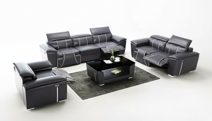 Ensemble de canapé 3 places 2 places 1 place Design Canapé Canapés Tissus Canapé Moderne Table Nouvelle