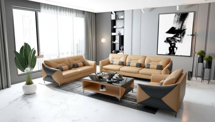 Ensemble de canapés 3-2-1 design canapé canapé-lit canapé-lit de luxe nouveau design Rembourrage