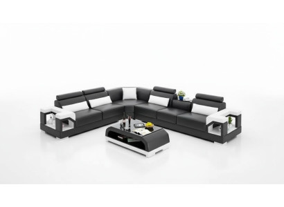 Sofa en cuir de salon canapé en cuir canapé en cuir ensembles de canapés canapé en cuir canapés Paysage vivant