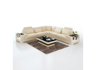 Conception Salon Canapé Mobilier Canapé d'angle Canapé d'angle Canapé en cuir