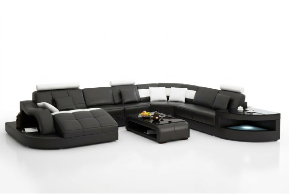 Canapé d'angle Rembourrage Ensemble d'angle Canapé d'angle Mobilier moderne de salon