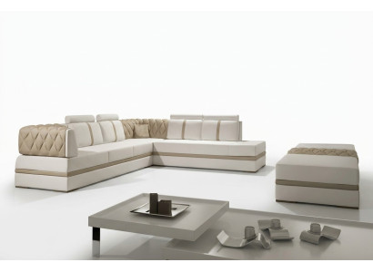 Canapé d'angle en L canapé design canapé moderne canapé en cuir ensemble d'angle canapés
