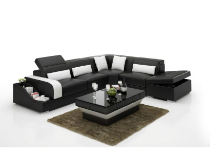 Design Moderne Ecksofa Ecksofa Wohnzimmer Ledergarnitur Couch Sofa.