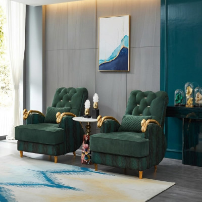 Fauteuil Design Beat Relax Club Lounge Fauteuil Individuel Tissu Rembourré Cuir