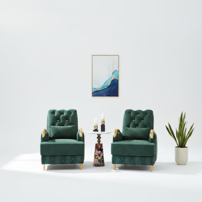 Fauteuil Design Beat Relax Club Lounge Fauteuil Individuel Tissu Rembourré Cuir