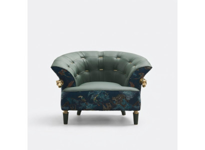 Canapé en tissu simple fauteuil rembourré style designer mobilier moderne de salon