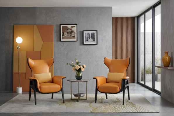 Chaise rembourrée moderne Relax Ears Sofa Couch Club Designer.
