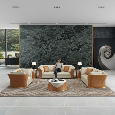Meubles design exclusifs Canapé paysager pour 32 personnes Ensemble de canapé rembourré 2 pièces.