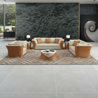 Meubles design exclusifs Canapé paysager pour 32 personnes Ensemble de canapé rembourré 2 pièces.