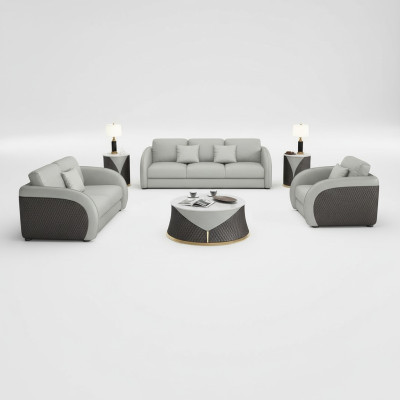 Meubles de designer exclusifs canapé 32 places, ensemble de rembourrage 2 pièces. Paysage vivant