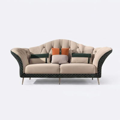 Ensemble de canapé Canapé design Canapé en cuir 3-2-1 places Canapé moderne