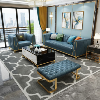 Chesterfield exclusif Design Meubles 31 places Tabouret Canapé Suite Rembourrage