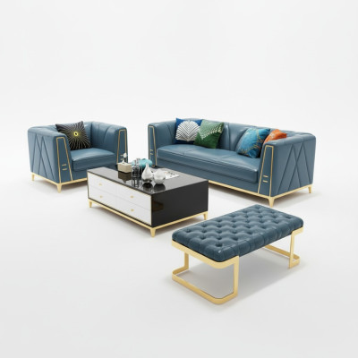 Chesterfield exclusif Design Meubles 31 places Tabouret Canapé Suite Rembourrage